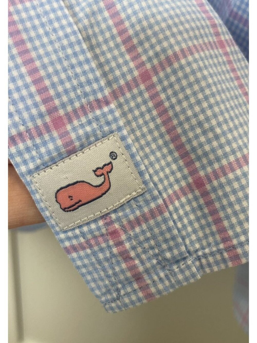 Vineyard Vines Mens Blue Slim Fit Murray Button Down Long Sleeve Shirt Size XL - Picture 5 of 8